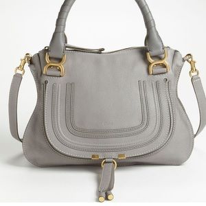 Chloe Medium Marcie Calfskin Leather Satchel - bag only - wallet sep. listing